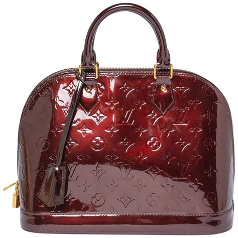 louis vuitton amarante monogram vernis alma pm bag|louis Vuitton Monogram vernis handbags.